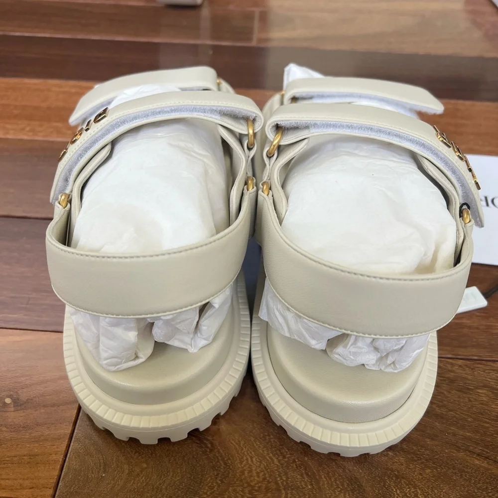 Dior Sandals sand size 9.5 NWT - Picture 5 of 8